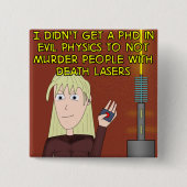 Sturgeon's Law - Evil PhD Square Button (Voorkant)