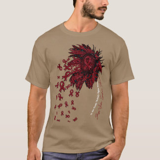 SturgeWeber Syndroom Bewustzijn zonnebloem niemand T-shirt