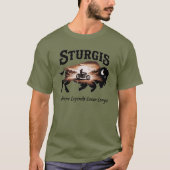 Sturgis Black Hills SD Bison T-shirt (Voorkant)