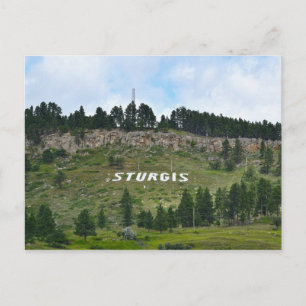 Sturgis Hillside Sign, South Dakota Briefkaart