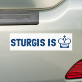 Sturgis is King Bumpersticker (Op auto)