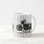Sturgis Motorcycle Rally Biker Zwart-wit Koffiemok (Voorkant rechts)