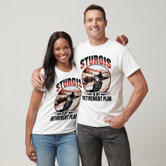 Sturgis Motorfiets Biker Pensioenplan T-shirt (Unisex)