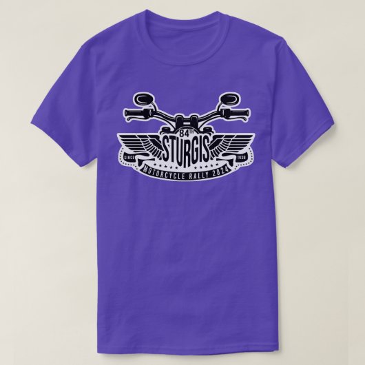 Sturgis Motorfiets rally 2024 T-shirt (Design voorkant)