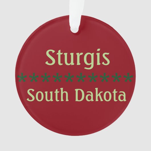  Sturgis, South Dakota Ornament (voorkant)