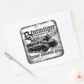 Sturmtiger Vierkante Sticker (Envelop)