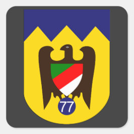 Sturzkampfgeschwader 77 (StG 77) Embleem Vierkante Sticker