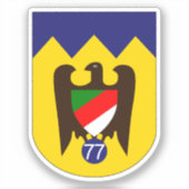 Sturzkampfgeschwader 77 (StG 77) Emblem Square Sti Sticker (Voorkant)