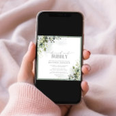 Stusty Blue Eucalyptus Brunch & Bubble Shower Kaart