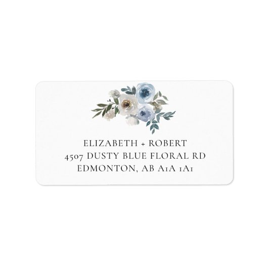 Stusty Blue Wedding Floral - Details Reception Scr Etiket (Voorkant)
