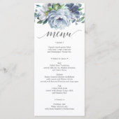 Stusty Blue Wedding Menu (Stamblauw-weddenschap) (Voorkant)