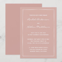 Stusty Roos minimalistische moderne huwelijksuitno