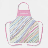 stutrooster roze, abstract design patroon schort (Voorkant)