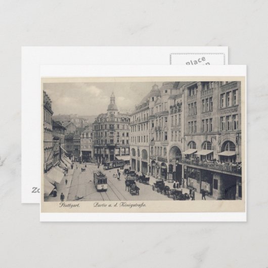 Stuttgart Briefkaart (Voorkant / Achterkant)