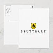 Stuttgart Crest Briefkaart (Voorkant / Achterkant)