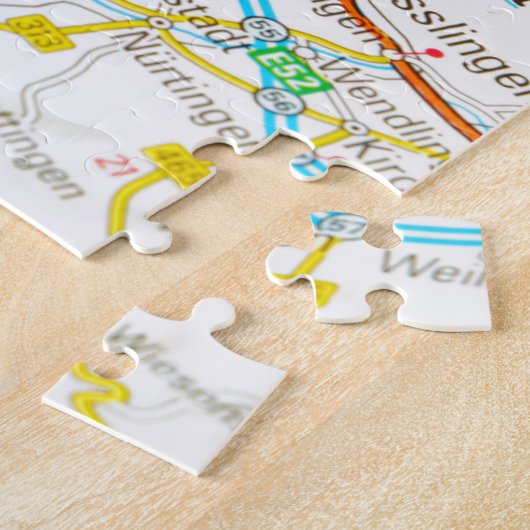 Stuttgart, Duitsland Legpuzzel (Zijkant)