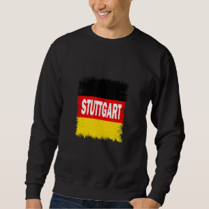 Stuttgart Duitsland Met Duitse Vlag Trui