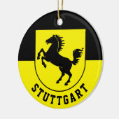 Stuttgart Flag (Duitsland) Keramisch Ornament (Links)