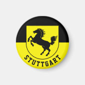 Stuttgart Flag (Duitsland) Magneet (Voorkant)