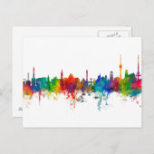 Stuttgart Germany Skyline Briefkaart (Voorkant / Achterkant)