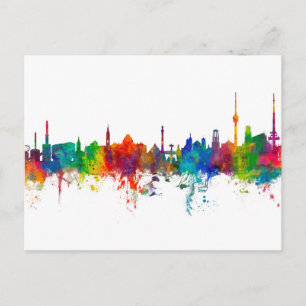 Stuttgart Germany Skyline Briefkaart