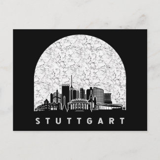 Stuttgart Germany Skyline Briefkaart