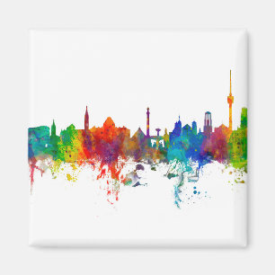 Stuttgart Germany Skyline Magneet