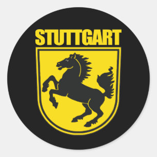 Stuttgart Ronde Sticker