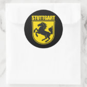 Stuttgart Ronde Sticker (Tas)