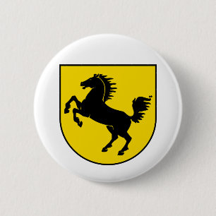 Stuttgart vlag stad Duitsland symbool embleem paar Ronde Button 5,7 Cm