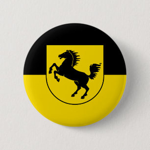 Stuttgart vlag stad Duitsland symbool embleem paar Ronde Button 5,7 Cm