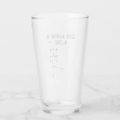 Stuur Aaron in Alone Ghost Hunt Adventures Glass Glas (Achterkant)