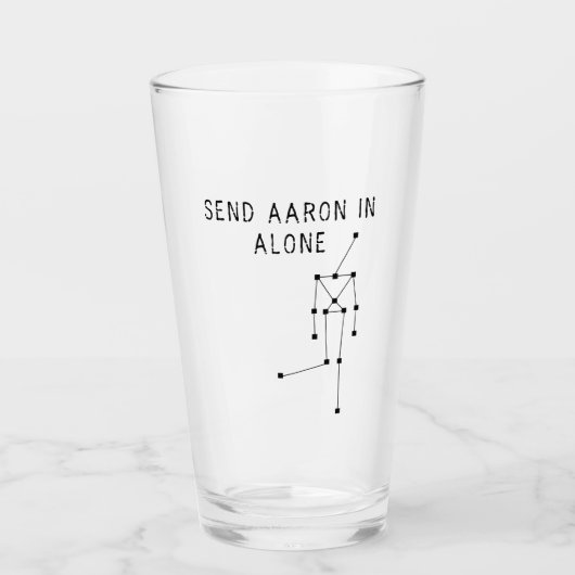 Stuur Aaron in Alone Ghost Hunt Adventures Glass Glas (Voorkant)
