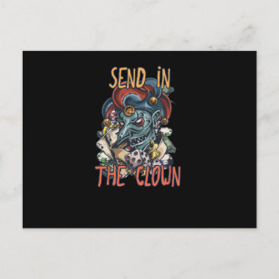 Stuur de Clown in Briefkaart