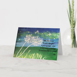 Stuur een gedachte kaart