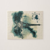 Stuur een stukje Parijs met je mee - Eiffeltoren Legpuzzel (Horizontaal)