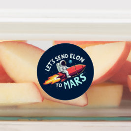 Stuur Elon naar Mars Stickers