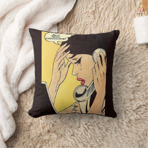 Stuur gewoon Chocolate comic art Kussen