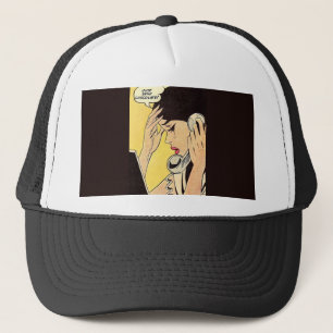 Stuur gewoon Chocolate  comic art Trucker Pet