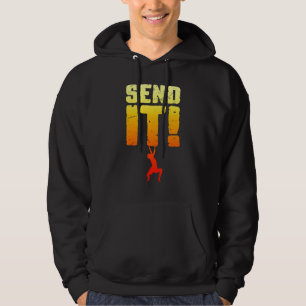 Stuur het rotsklimmen Boulderen Klimmer Jongen 1 Hoodie