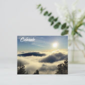 Stuur iemand een uitzicht boven de wolken uit Colo Briefkaart (Staand voorkant)