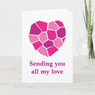 Stuur je al mijn liefde romantisch kaart