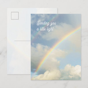 Stuur je een beetje regenboog Licht Denken aan Jou Briefkaart