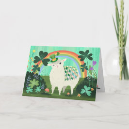 "Stuur je een wollig beetje geluk" Lucky Lamb Kaart