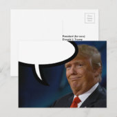 Stuur je eigen bericht #TheIdesOfTrump Briefkaart (Voorkant / Achterkant)