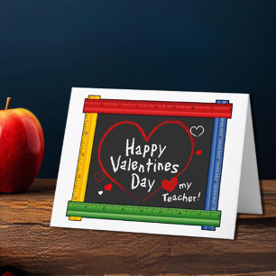 Stuur je Leraar Valentijnen Dag Groeten! Feestdagen Kaart