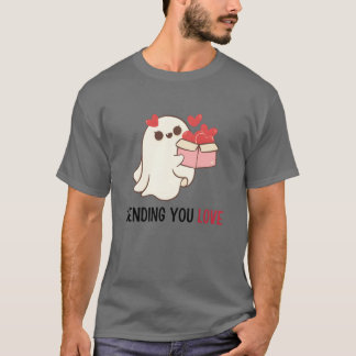 Stuur je liefde schattige liefdescitaten meisje t-shirt