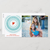 Stuur Liefde Rond Feestdagenkaart (Voorkant / Achterkant)