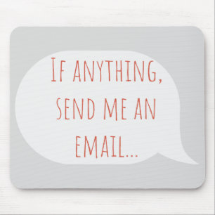 Stuur me een e-mail cooler muismat