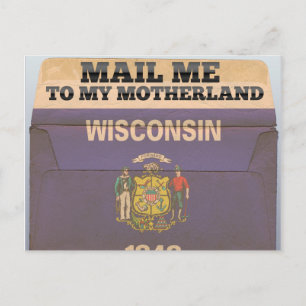 Stuur me naar Wisconsin Briefkaart